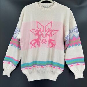 Vintage Steffner Wool Blend Ski Sweater Austrian Nordic Austrian 42/US12